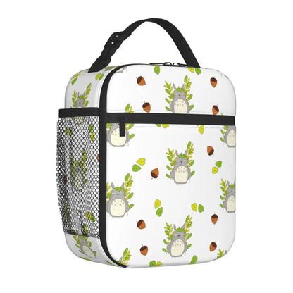 Totoro Miyazaki Anime Insulated Lunch Tote Bag – Portable Thermal Cooler for School & Office