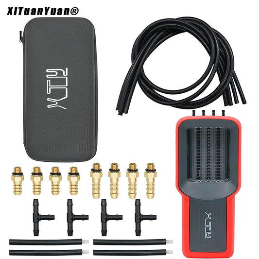 Universal Carburetor Synchronizer — Carb Synchrometer Vacuum Gauge for 1, 2 & 4 Cylinder Motorcycles