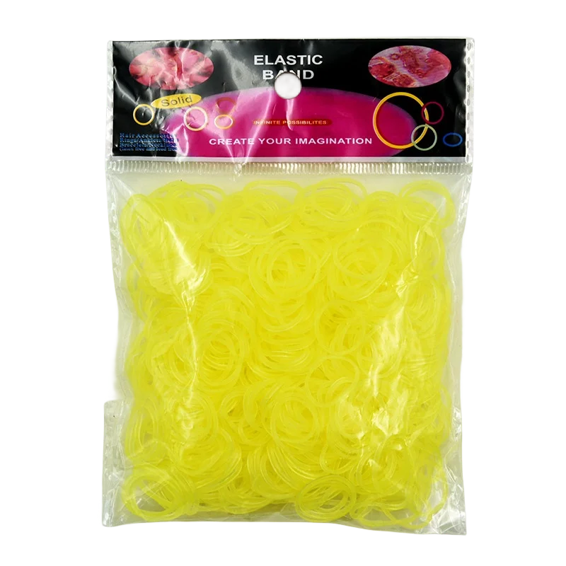 600pcs Glow-in-the-Dark Loom Band Kit – Colorful DIY Bracelet Making Set with Beads & Accessories for Friendship Crafts