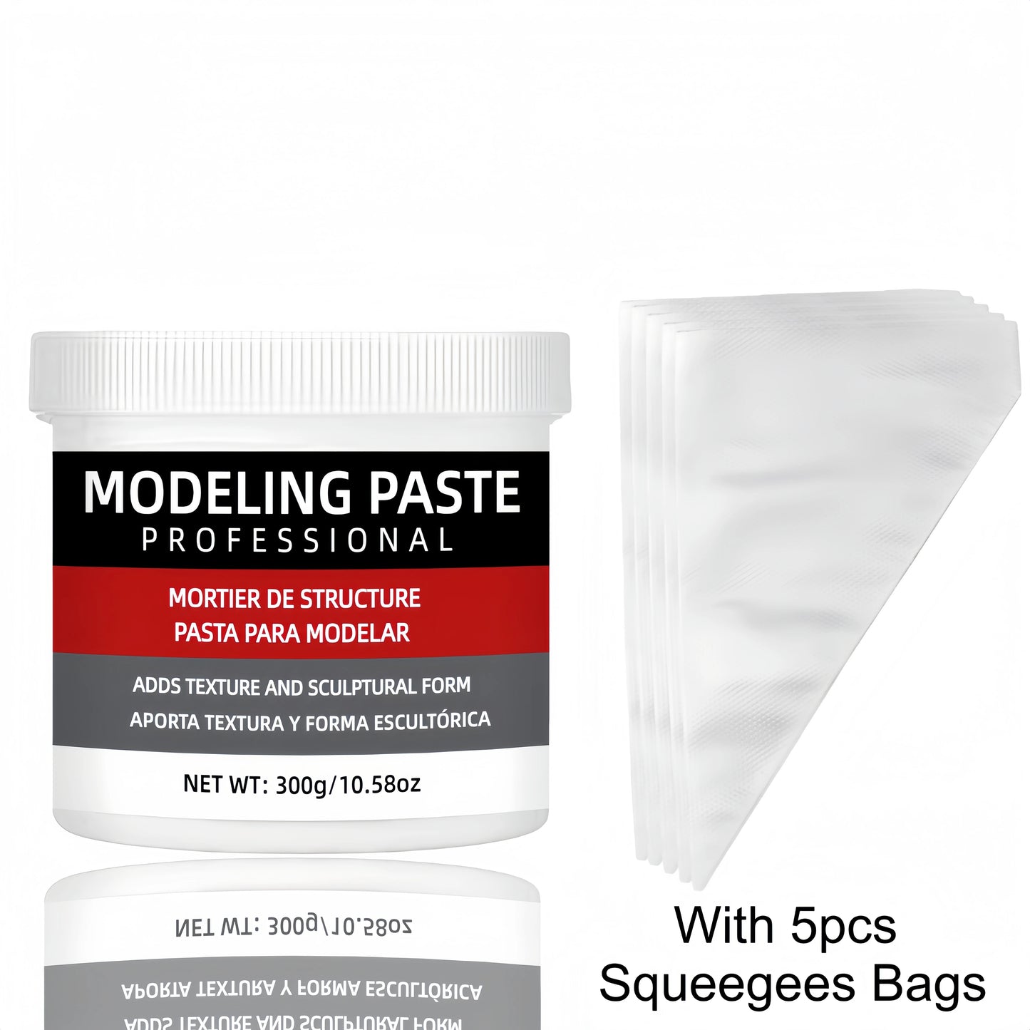 3D Texture Paste for Artists - Sculpting Gel for DIY Art, Crafts & Creative Painting Projects