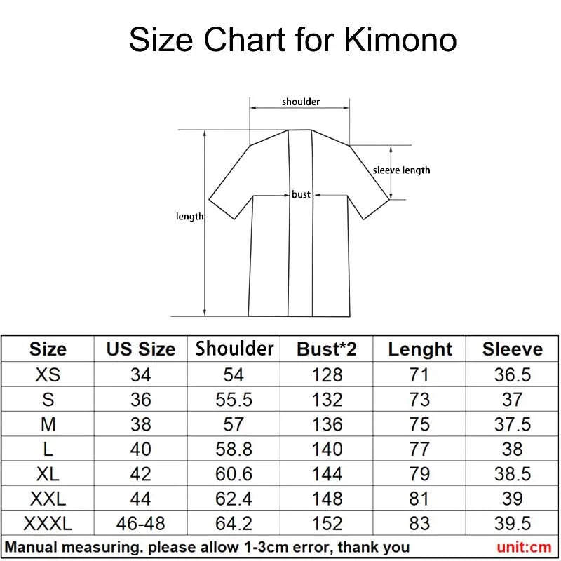 Anime Dragon Print Haori Kimono - Summer Cosplay Yukata Cardigan for Men & Women
