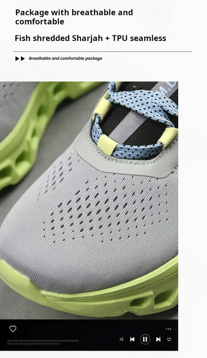 Men's Sports Shoes – Luxury Casual Sneakers, Mesh Running & Basketball Shoes, Lightweight Platform for Summer Walking