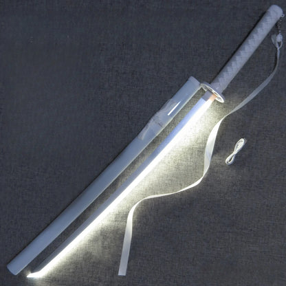 40-Inch LED Luminous Katana - Kuchiki Rukia Anime Cosplay Prop Sword with Light-Up Blade