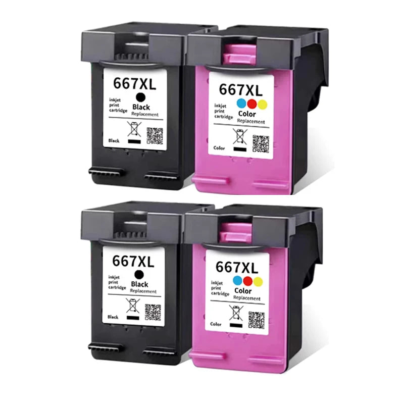 HP 667XL Ink Cartridge - Compatible Replacement for DeskJet Ink Advantage 1275, 2374, 2375, 2376, 2775, 2776 & 6475 Series