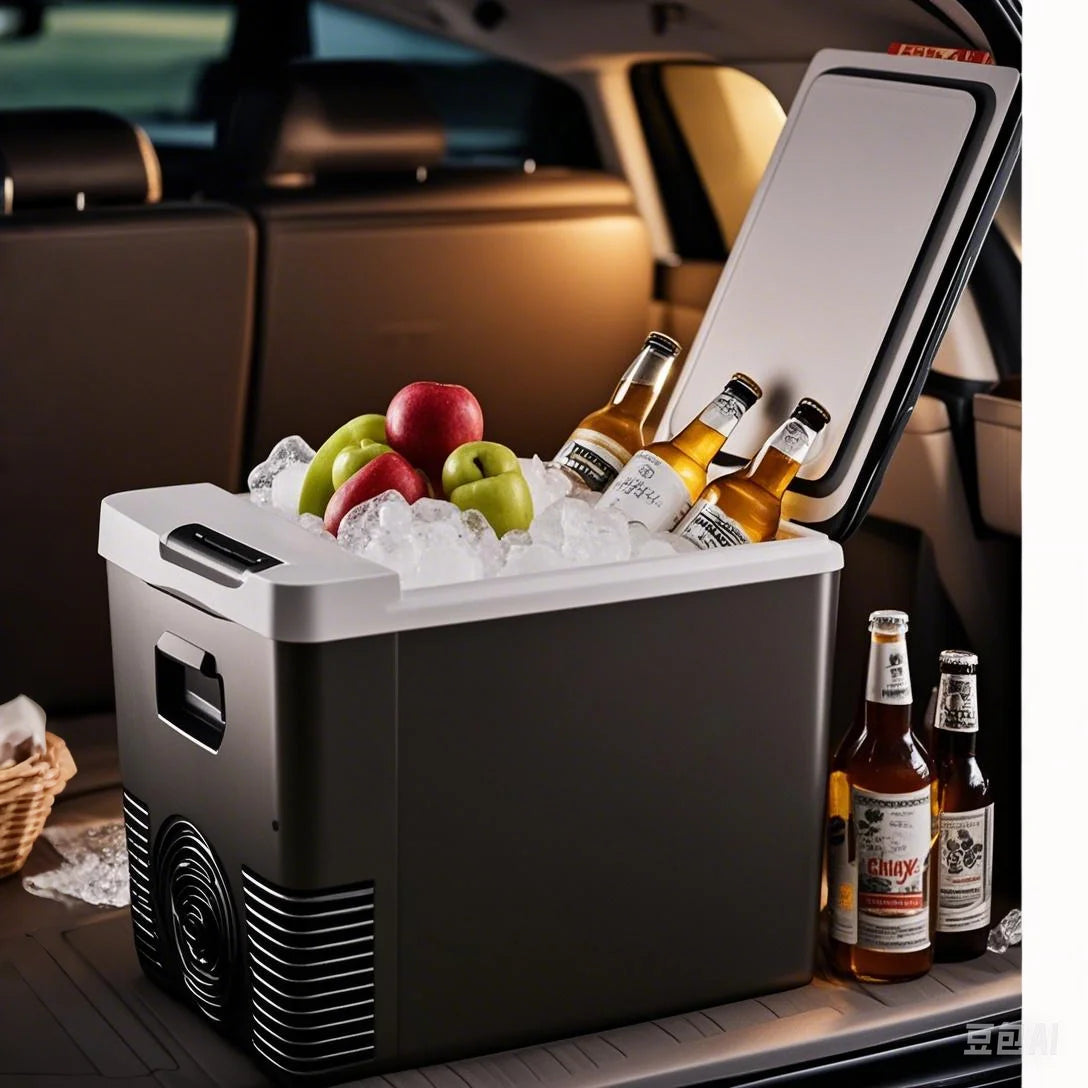 10L Portable Refrigerator - 12V Car & 220V Home Electric Cooler and Warmer Freezer
