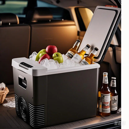 10L Portable Refrigerator - 12V Car & 220V Home Electric Cooler and Warmer Freezer