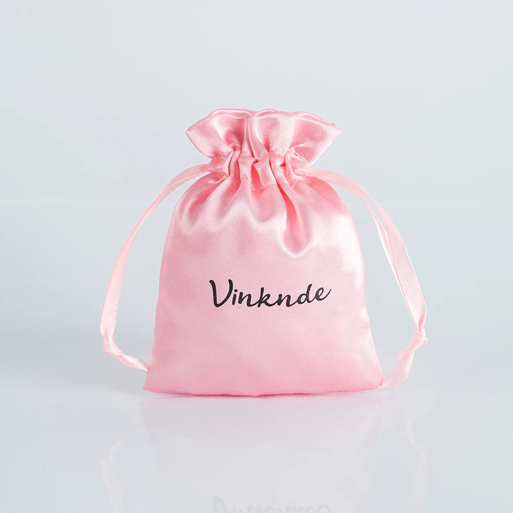 100PCS Silk Satin Jewelry Gift Bags – Drawstring Pouches for Necklace, Bracelet & Earrings, Wedding Party Favor & Christmas Gift Packaging, Custom Logo Ready