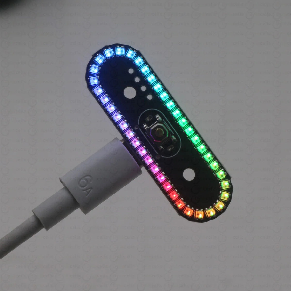Wireless LED Tail Light - Colorful Flowing Gradient Breathing Flashing Lamp for RC Cars, Aircraft & Drones