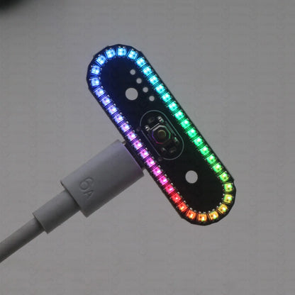 Wireless LED Tail Light - Colorful Flowing Gradient Breathing Flashing Lamp for RC Cars, Aircraft & Drones