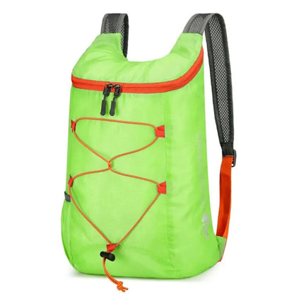 Multifunctional Outdoor Folding Backpack – Lightweight Waterproof Nylon Sports Bag for Camping, Hiking & Travel Use