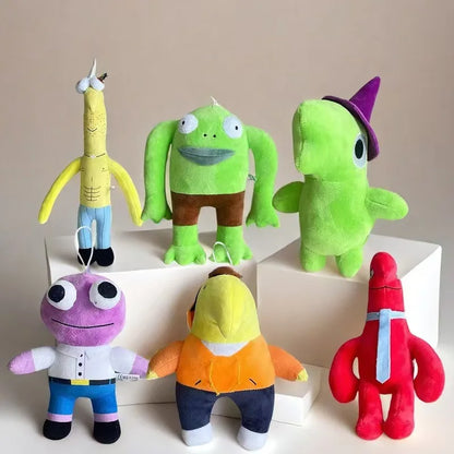 Smiling Friends Plush Toy — Mr. Frog Soft Stuffed Doll, Kawaii Home Decoration, Cute Gift for Kids