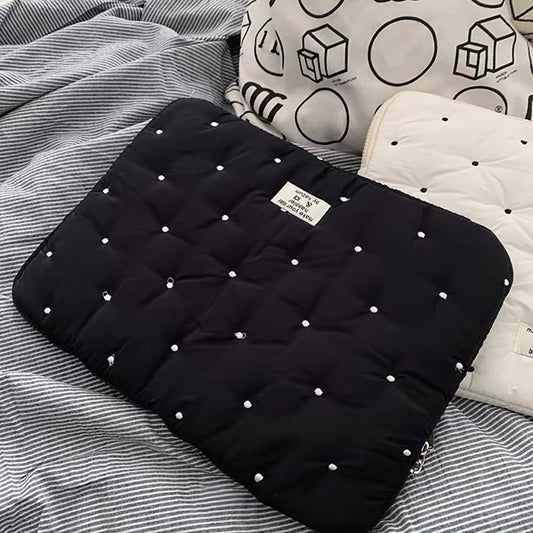 Puffy Laptop & Tablet Bag — Cute Protective Sleeve for MacBook Air 13, 13-14 Inch Notebooks, 15-16 Inch Laptops, 9-11 Inch Tablets for Girls
