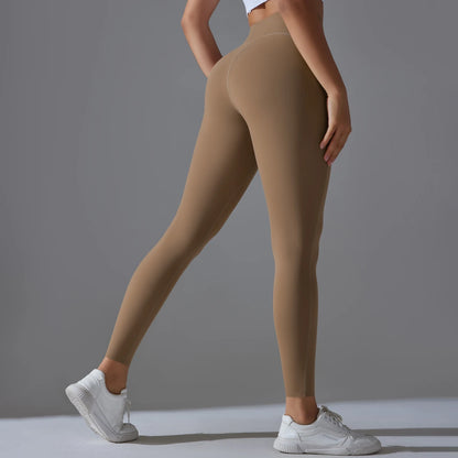 High Waist Yoga Leggings – Tummy Control, Squat-Proof Slimming Booty Pants for Running, Cycling, and Gym Workouts