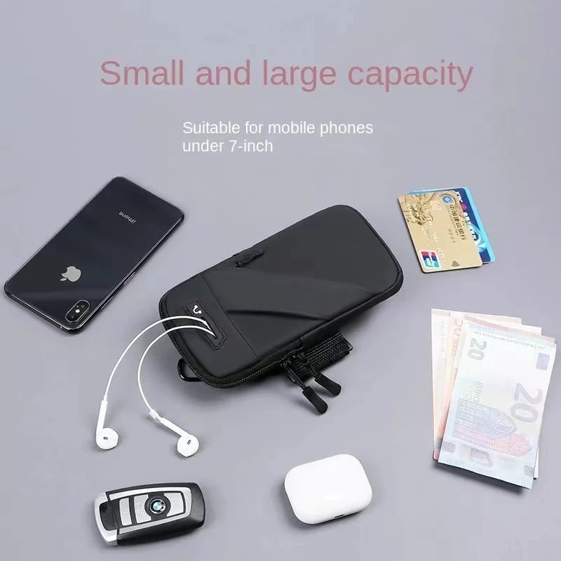 Universal 7' Waterproof Sport Arm Bag - Outdoor Running Cycling Arm Band Mobile Phone Case for iPhone, Samsung, Xiaomi, Huawei