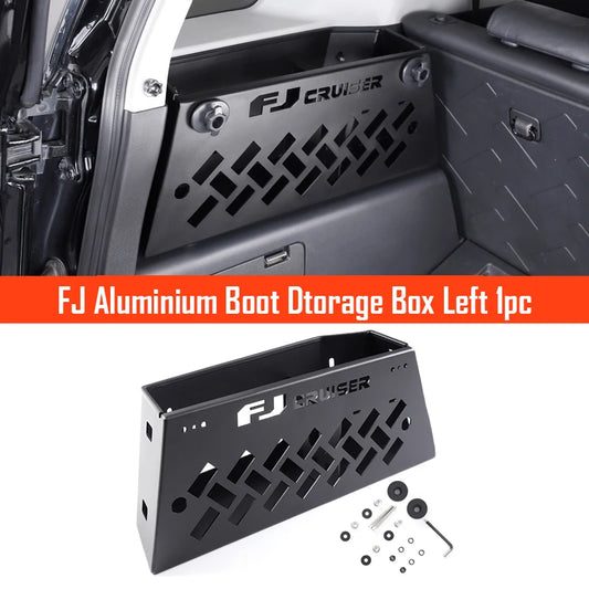 Toyota FJ Cruiser Trunk Storage Box - Left Side Cargo Organizer for 2007-2022 Models