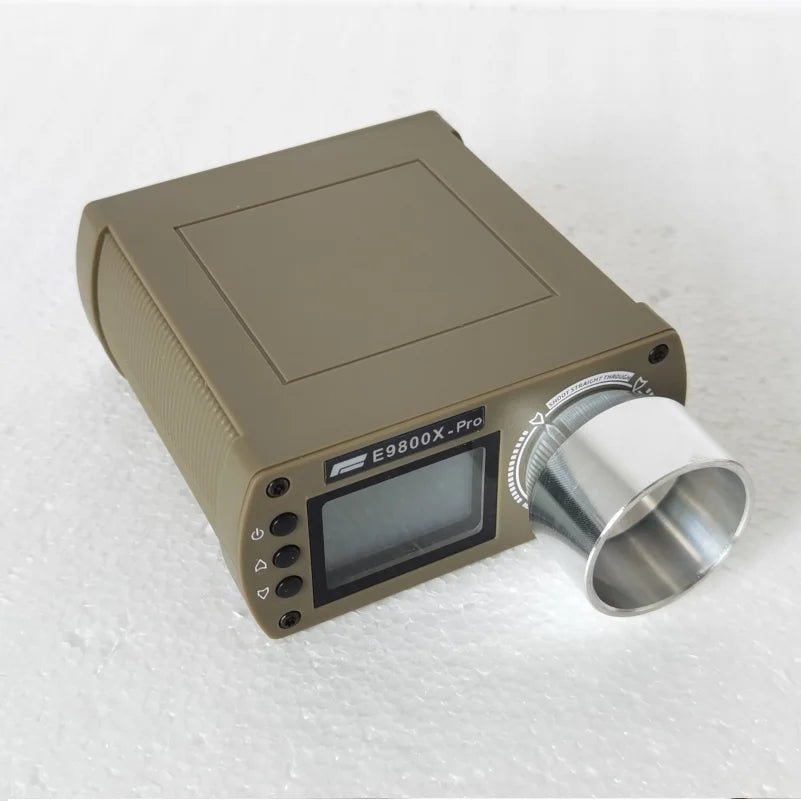E9800X-Pro Bullet Speed Chronograph – Upgraded LCD Chronoscope for Accurate Firearm & Projectile Measurement