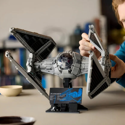 TIE Interceptors Spaceship 1931PCS Building Blocks - Compatible 75382 Assembly Model | Modified Imperial Fighters Toy for Kids