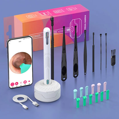Ear Cleaner with Camera Set – HD Otoscope, USB-C Charging Endoscope, Wax Removal Tool & Earpick, NK3 Pro Ear Cleaning Set