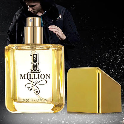 Hot Million Gold Perfume for Men & Women, Seductive Leather Notes, 100ml Valentine's Day Gift