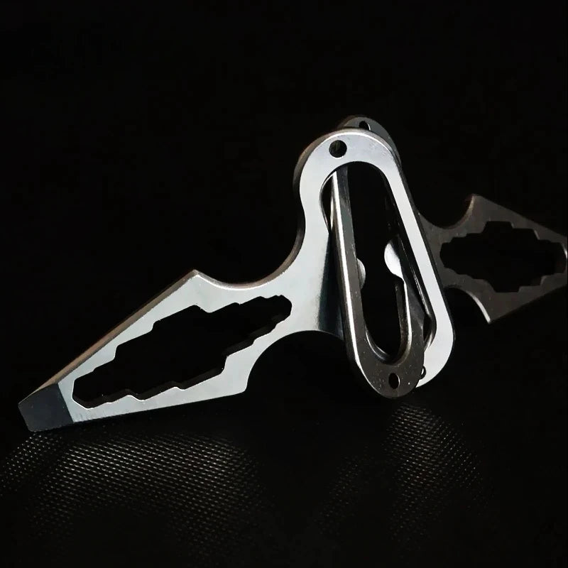EDC Multi-Tool Keychain - Compact Survival Tool with Bottle Opener & Wrench