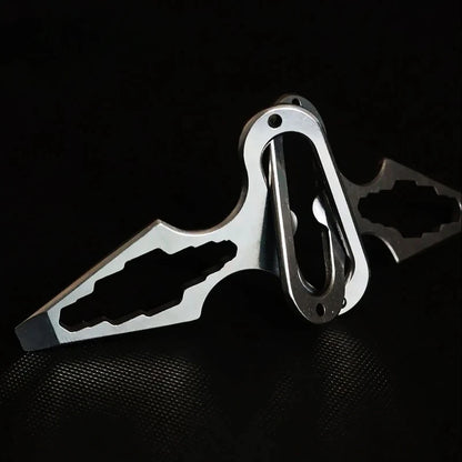 EDC Multi-Tool Keychain - Compact Survival Tool with Bottle Opener & Wrench