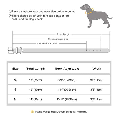 Personalized Cat Collar — Bling PU Leather Adjustable Collar with Custom ID Necklace for Cats, Kittens & Small Dogs