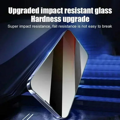 3Pcs Dust-Free Privacy Screen Protector for iPhone - Anti-Spy Tempered Glass with Easy Installation for 16 15 14 13 12 11 Pro Max Mini X XR XS 7 8 Plus