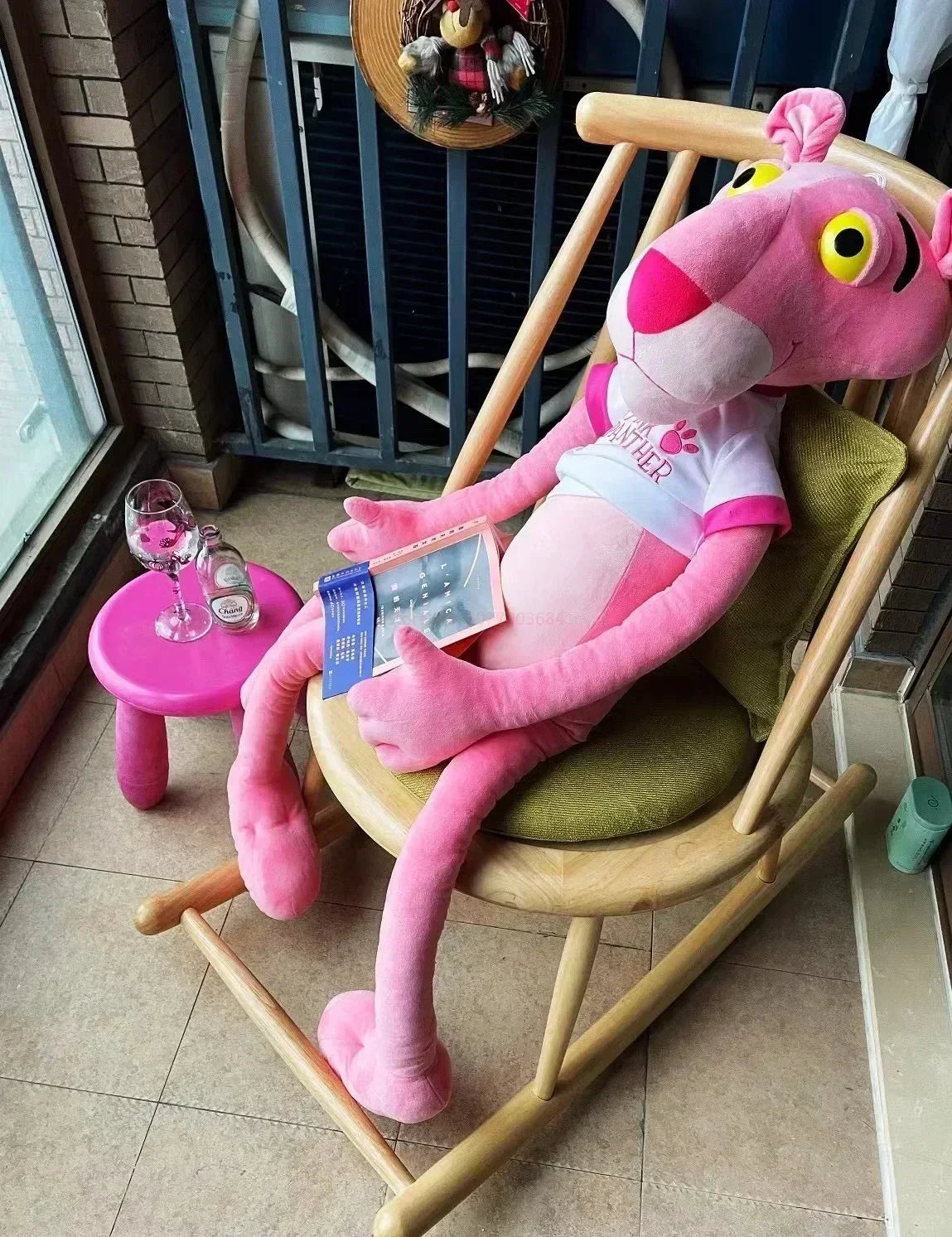 Cartoon Disney Pink Panther Plush Doll – Soft Anime Plush Toy & Cute Cloth Pillow for Kids and Adults, Birthday Gift