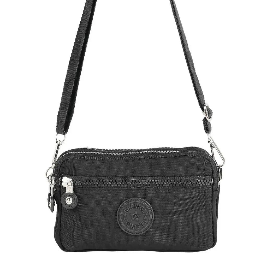 Women’s Large Capacity Handbag – Fashionable Portable Crossbody & Shoulder Bag with Zipper, Messenger Style