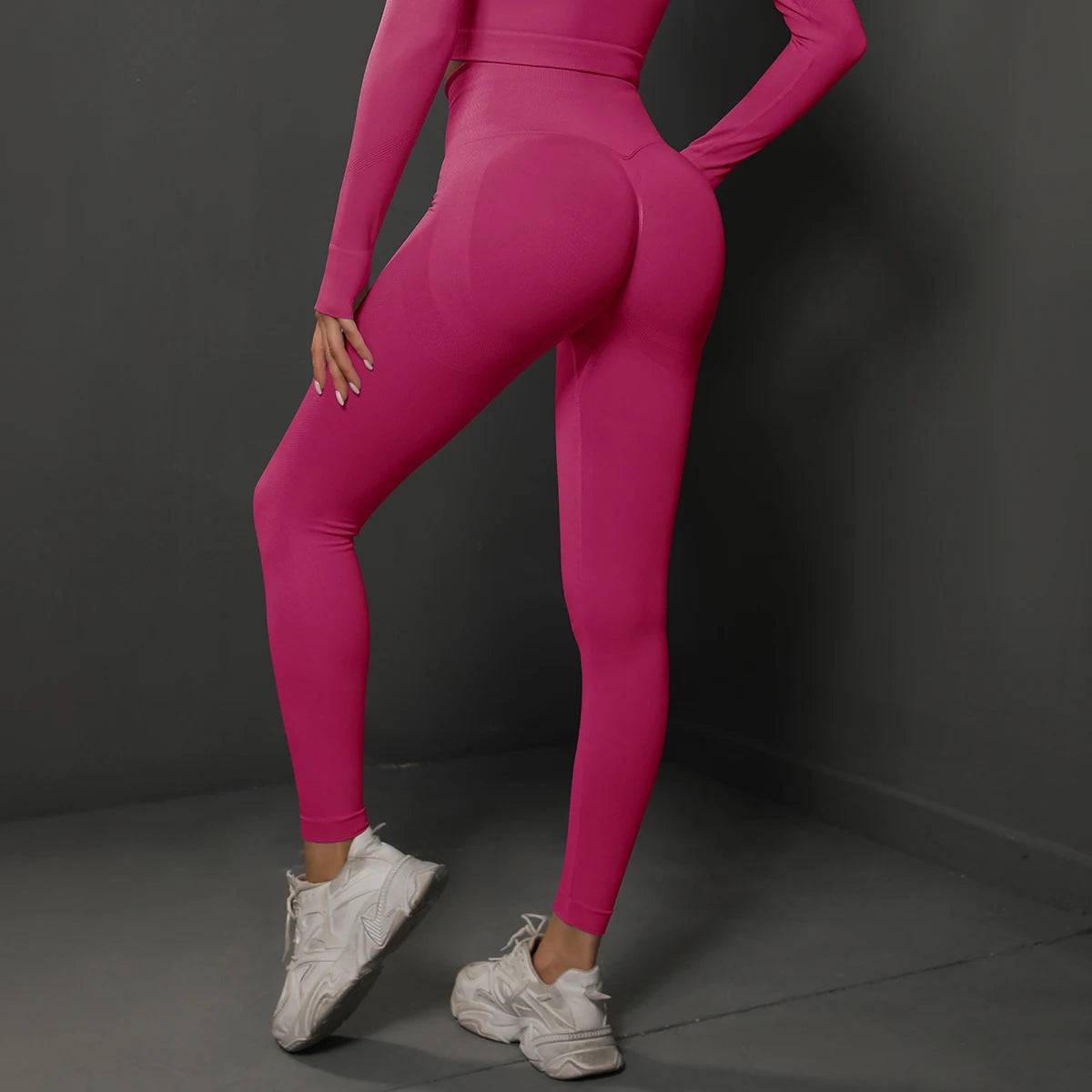 Women’s Seamless Gym Leggings – High-Waist Booty-Lifting Yoga & Fitness Pants, Sexy Sportswear