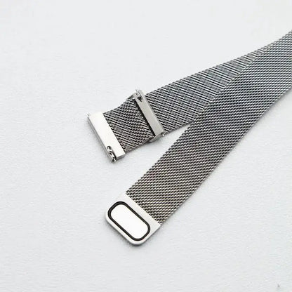 20mm/22mm Milanese Magnetic Loop Watch Strap – Compatible with Garmin Venu 2/3, Forerunner 55/158/165/245/255/265/645/745/965 Music