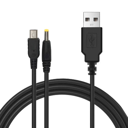 DATA FROG 2-in-1 USB Charger & Data Cable – For PSP 1000, 2000, 3000 Game Console Accessory
