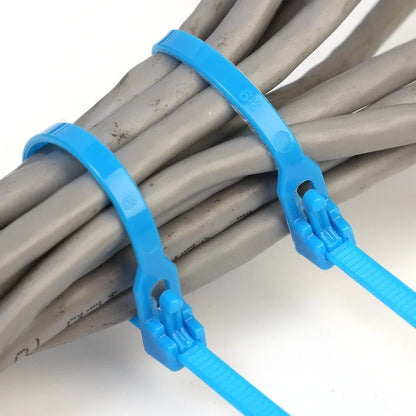 100/1000pcs Reusable Nylon Cable Ties – Adjustable Self-Locking Zip Tie Straps for Cord Organization & Binding