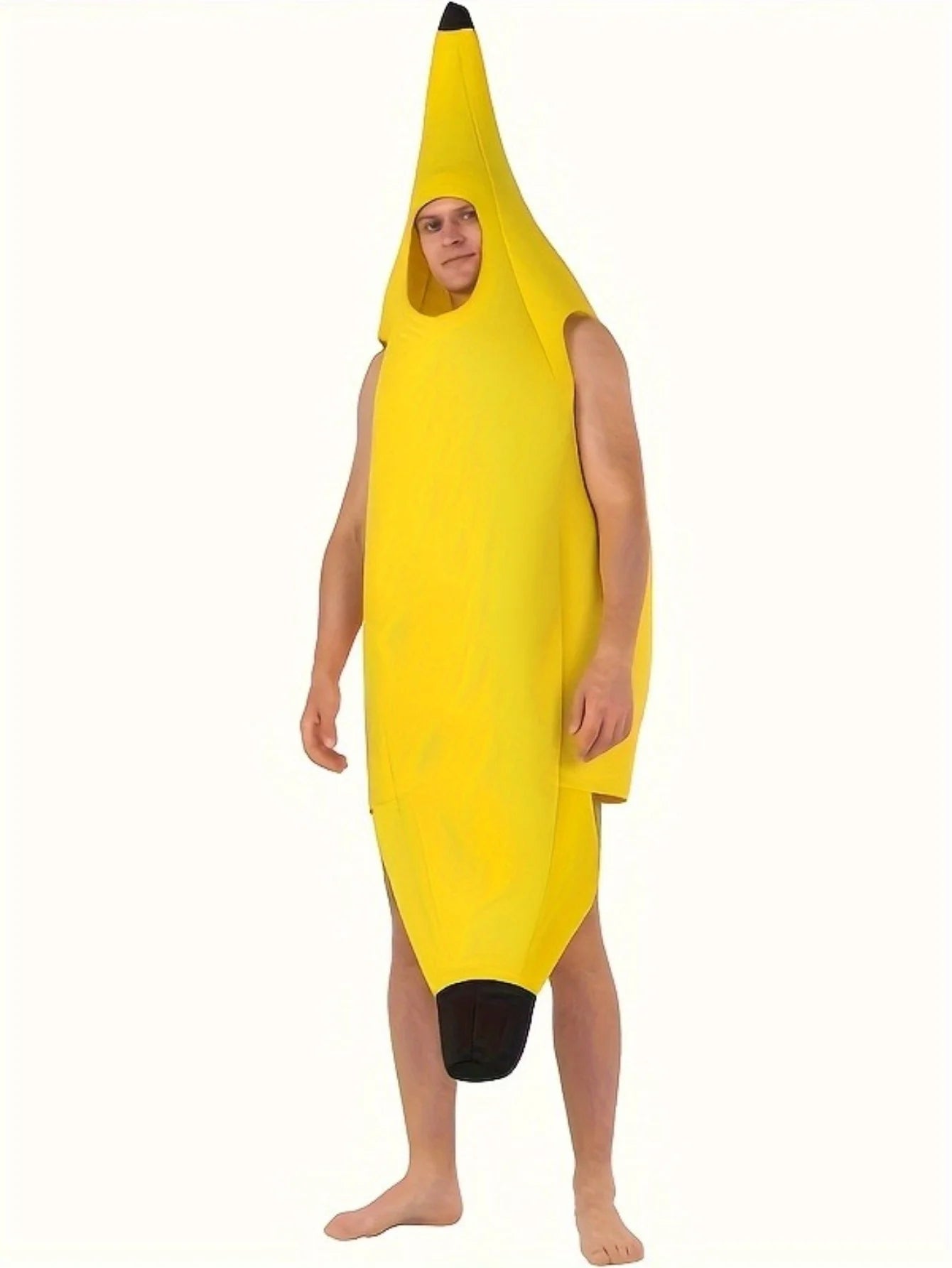 Banana Costume - Lightweight Breathable Cosplay Outfit for Parties, Carnival & Pool Events