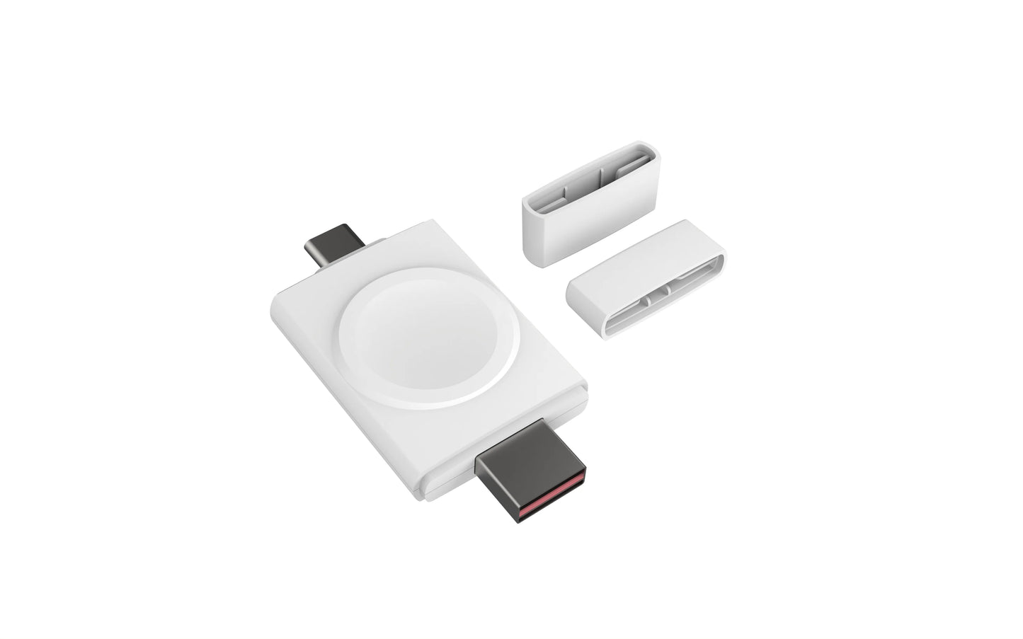 2-in-1 Dual Interface Wireless Charger — Fast Charging Station for Apple Watch 8/7/6/5/SE & Samsung Galaxy Watch 5/4/3/2