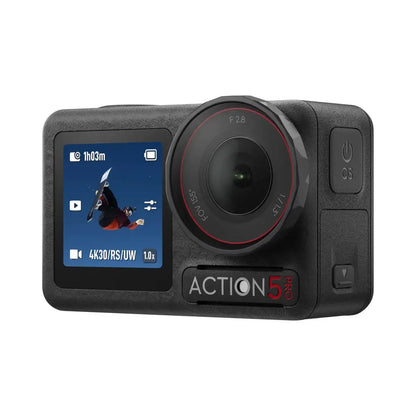 DJI Osmo Action 5 Pro – 4K Camera with 1/1.3" Sensor, 4-Hour Battery, 360° HorizonSteady & Robust Stabilization
