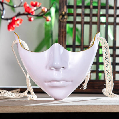 Masquerade Half Face Mask for Men & Women – Cosplay Halloween Eyemask, Costume Eye & Mouth Cover