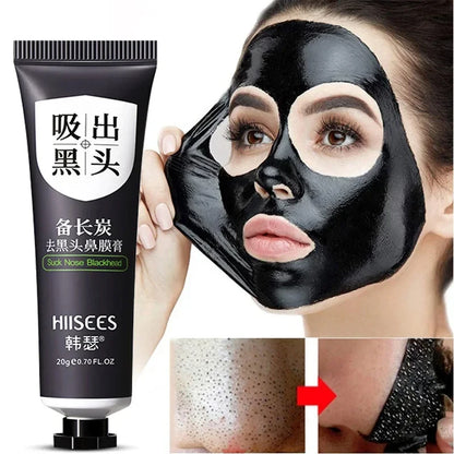 Blackhead Remover Mask - Facial Pore Shrinking & Acne Treatment, Peel-Off Gel for Nose & Skin Care (20g)