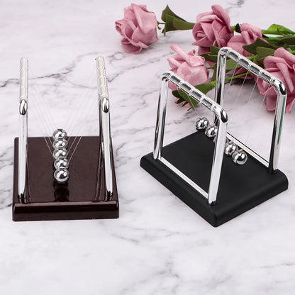 Newton's Cradle Balance Balls - Steel Pendulum Desk Toy for Science and Physics Fun