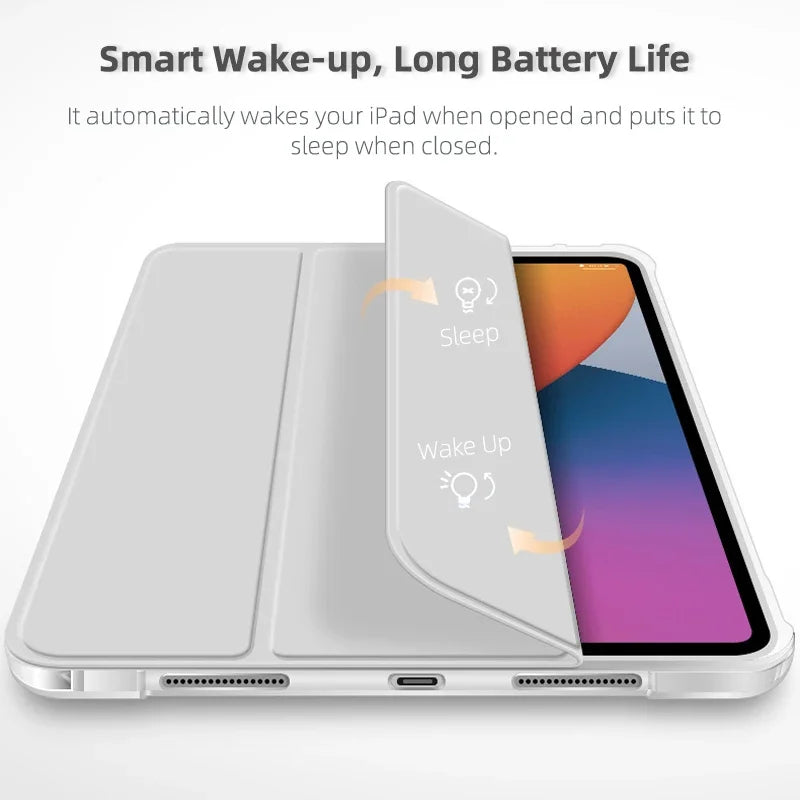 Smart Tablet Case for Lenovo Tab M11 TB330FU, P11 TB-J606/J607/J616, P11 Pro TB-J706/J716 with Pencil Holder Cover
