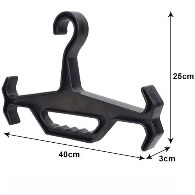 Heavy Duty Tactical Gear Hanger for Body Armor Vest & Wetsuit Storage - Military Survival Equipment Organizer