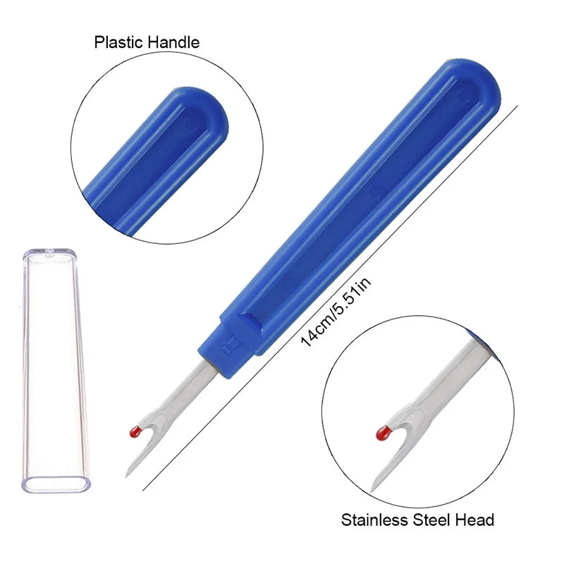 KRABALL 41-Piece Needle Punch Kit Full Set - Magic Cross Stitch Pen, Punch Needle, Big Seam Ripper, Thimble, and Embroidery Hoop
