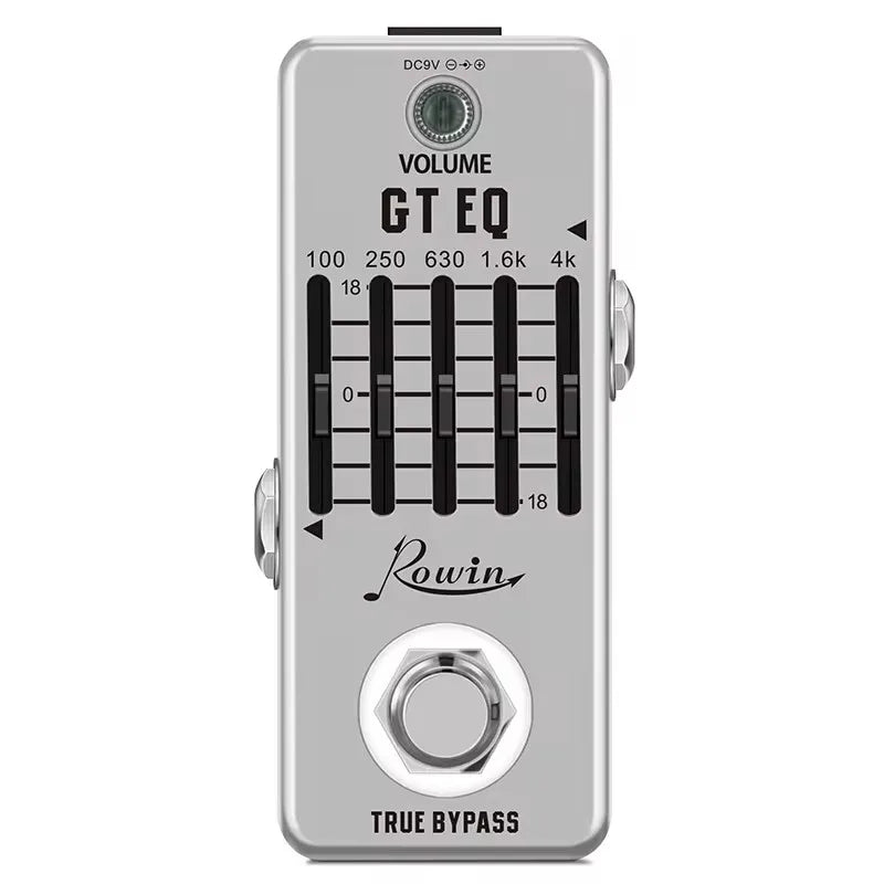 Rowin Guitar Effects Pedal – Noise Gate, Delay, Chorus, Vibrato, Phaser, Flanger, Booster, EQ, Fuzz, Metal, Distortion, and Blues Drive