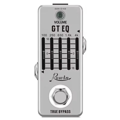Rowin Guitar Effects Pedal – Noise Gate, Delay, Chorus, Vibrato, Phaser, Flanger, Booster, EQ, Fuzz, Metal, Distortion, and Blues Drive