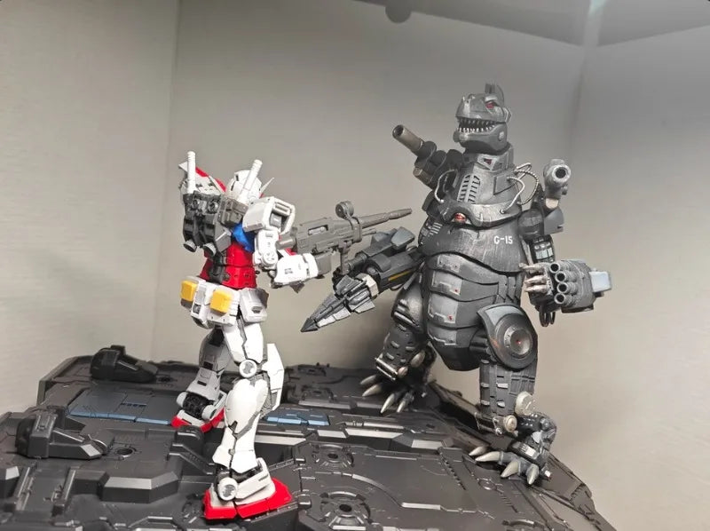 Spot Godzilla & Mecha Godzilla Action Figures – Fully Articulated Anime Model Toys for Kids Collectible Gift