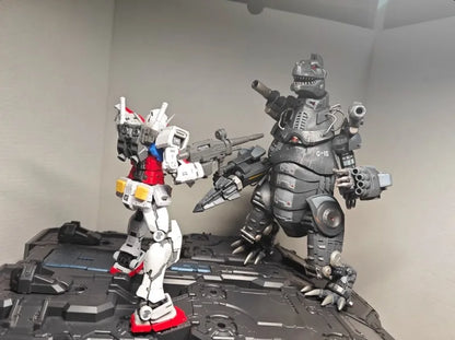 Spot Godzilla & Mecha Godzilla Action Figures – Fully Articulated Anime Model Toys for Kids Collectible Gift