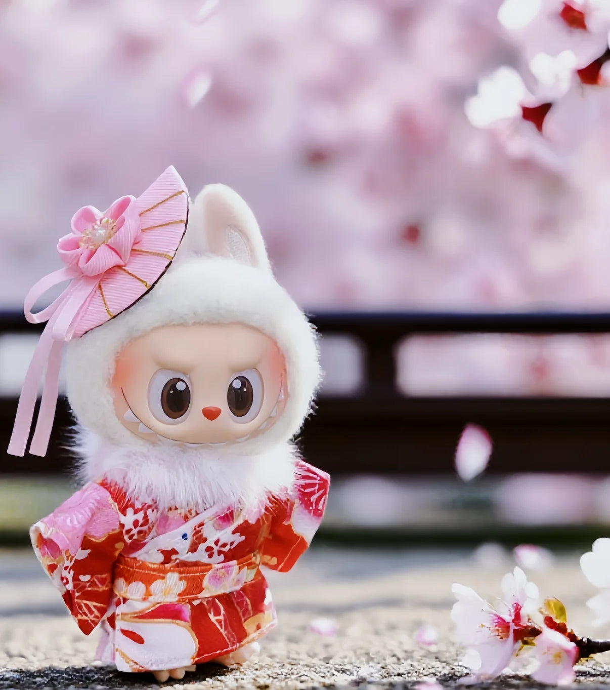 17cm Labubu V1-V3 Doll Clothes – Traditional Kimono Outfit Accessories, Fashion Gift