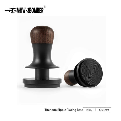 MHW-3BOMBER 30lb Calibrated Coffee Tamper – 51mm/53mm/58mm Flat Espresso Tamper with Spring-Loaded Pressure for Baristas
