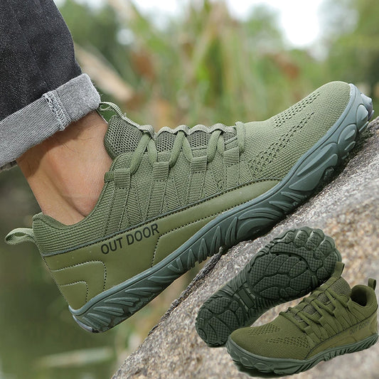 New Plus Size Hiking Shoes – Wide Palm Outdoor Sports & Barefoot Casual Shoes for Couples, Indoor Yoga & Fitness