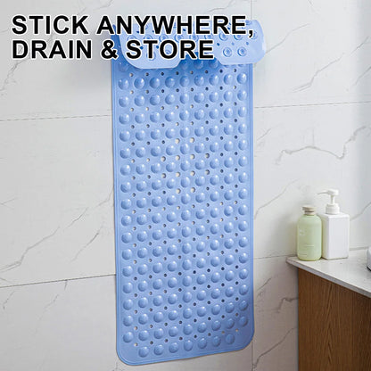 40×100cm Bathroom Non-Slip Mat – Long PVC Bathtub & Shower Foot Massage Mat